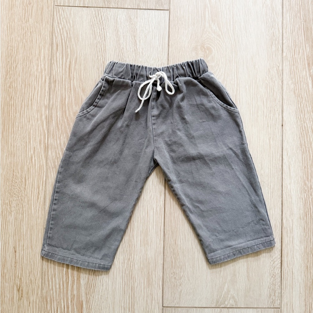 KINDLY the Label, wide leg relaxed crop pant, 2T